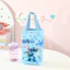 Túi vải Tote cốc cách nhiệt in hình Stitch có lưu trữ đa năng để sử dụng khi di chuyển