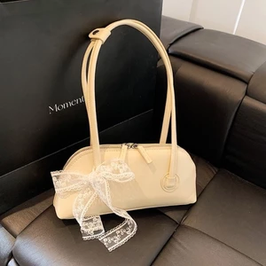 This Years Popular Lace Bow Bag Womens New Commuting Versatile Shoulder Bag Womens Armpit Baguet