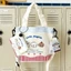 Cartoon Lucky Cute Little Ghost Original Tote Women's Korean Printed Handbag Hand-enhanced Beaut