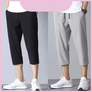 Quần short thể thao nam Ice Silk có eo co giãn và chất liệu thoáng khí để giải trí