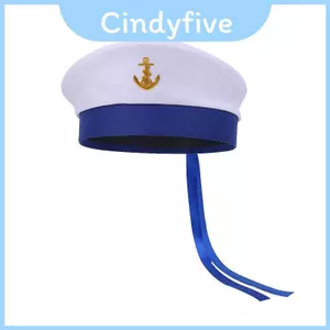 Mũ thủy thủ phong cách Captain dành cho nam nữ Mùa hè Polyester thoáng khí không cấu trúc