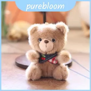 Thú nhồi bông hình gấu dễ thương dễ thương quyến rũ cho phụ kiện ba lô