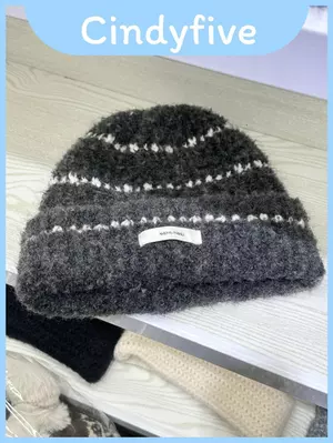 Mũ len dệt kim mềm dành cho nữ Beanie dày có bịt tai cho các hoạt động ngoài trời mùa đông