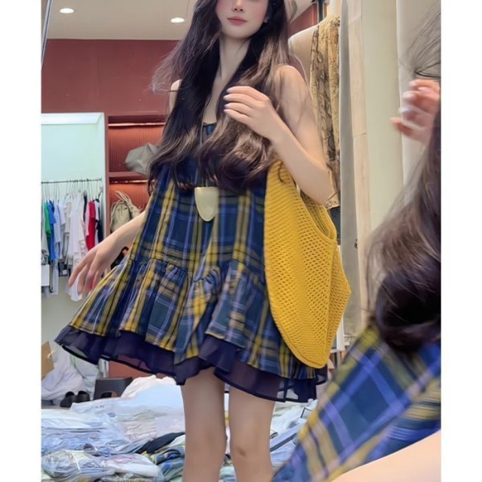 Dopamine Temperament Vest Dress, High-end Suspender Dress, Summer Women's Clothing, Beautiful