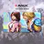 Playmat Tidus & Yuna v2 - Magic The Gathering x Final Fantasy Anime Battle Card Stitched Edges Mousepad