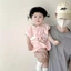 Mới cho bé phong cách công chúa dễ thương siêu dễ thương cho bé dính liền quần áo mùa hè bé b