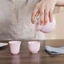 Bộ Trà Du Lịch Hoa Pinch Bộ Nhỏ Di Động Cắm Trại Ngoài Trời Ấm Trà Cốc Nhanh Một Người Hai Cốc Nữ Màu Hồng [Bồi Thường Gói Vỡ]