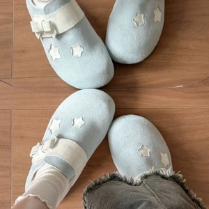 Retro Star Baotou Half Slippers For Women To Wear Summer New Thick-soled Slip-on Birkenstock Sho