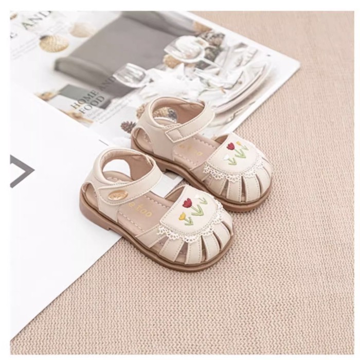 Sandals Children's Summer Toddler Sandals Soft Bottom Baby Princess Style Round Toe Show Flow