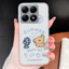 Dành Cho Xiaomi 14T 15T Pro Vỏ Điện Thoại Động Vật Đáng Yêu Hoạt Hình Nhẹ Vỏ Bảo Vệ Mềm TPU Silicone Trong Suốt Ốp Lưng Nâng Cấp Bền