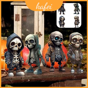 Halloween Nhựa Đầu Lâu Tượng Thời Trang Phong Cách Đường Phố Trang Trí Sáng Tạo Trang Trí Nhà Và Sân