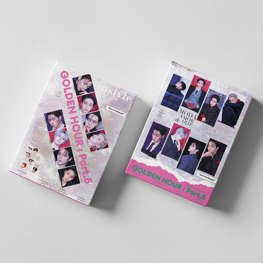 LINXX 55 CÁI ATEEZ 14TH Golden Hour Phần 5 Lomo Cards Kpop Boy Group Idol Photocard Set Bộ sưu tập quạt Hàng hóa Lễ hội Quà tặng Thẻ ảnh sưu tập