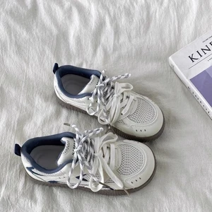 Korean Version Mint Mambo Breathable Mesh Moral Training Shoes Women's Shoes Campus Sports Wh