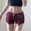 Retro Đau Khổ Gợi Cảm Quần Short Denim Nữ Eo Thấp Tính Khí Co Giãn Nâng Mông Mặc Ngoài Nóng Quần