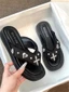 Thick-soled Heightened Flip-Flops For Women Summer Fashion Outerwear Year New Internet Celebrity