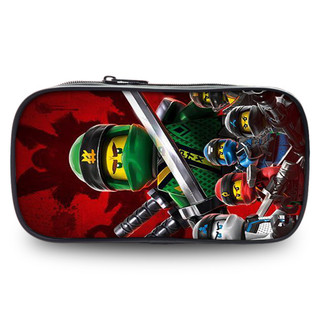 Hộp Bút Chì Ninjago Hình Nhân Vật Hoạt Hình Cho Bé, Chất Liệu Nylon Nhẹ và Bền