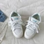 Versatile Mesh Breathable White Shoes Women's Thick-soled Sneakers Sports Casual Bread Shoes