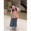 bộ quần áo mùa hè bé gái dây đeo trẻ em kiểu mới thời trang mùa hè quần áo trẻ em vừa và nhỏ