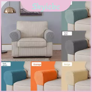 Vỏ bọc tay ghế Sofa bằng vải Polyester chống trượt chống bụi Trang trí nhà hiện đại cho phòng khách