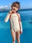 Áo tắm một mảnh trẻ em, bé gái, bé gái thời trang, áo tắm một mảnh công chúa cỡ vừa và lớn, áo t