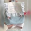 Versatile Shoulder Floral Canvas New School Bag New Backpack Fresh And Cute Girl Commuter Backpa