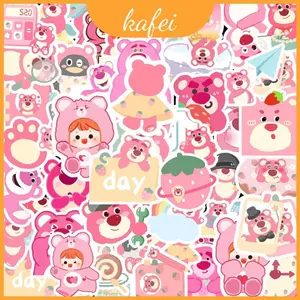 Bộ 50 Miếng Dán Lotso Chống Thấm Nước Có Thể Tái Sử Dụng Trang Trí Laptop Graffiti Kid Tự Làm Quà Tặng