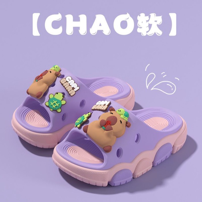 Kapibara Children's Slippers For Boys And Girls In Summer, Soft Soles That Feel Like Stepping