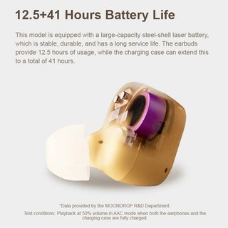 Tai nghe stereo không dây MOONDROP Pudding WTS，Bluetooth 6.0 ，Hàng chính hãng 100%，BH 12 tháng