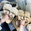 Cute Cartoon Cat Birkenstock Shoes Baotou Half Slippers Women's Outerwear New Spring And Winter