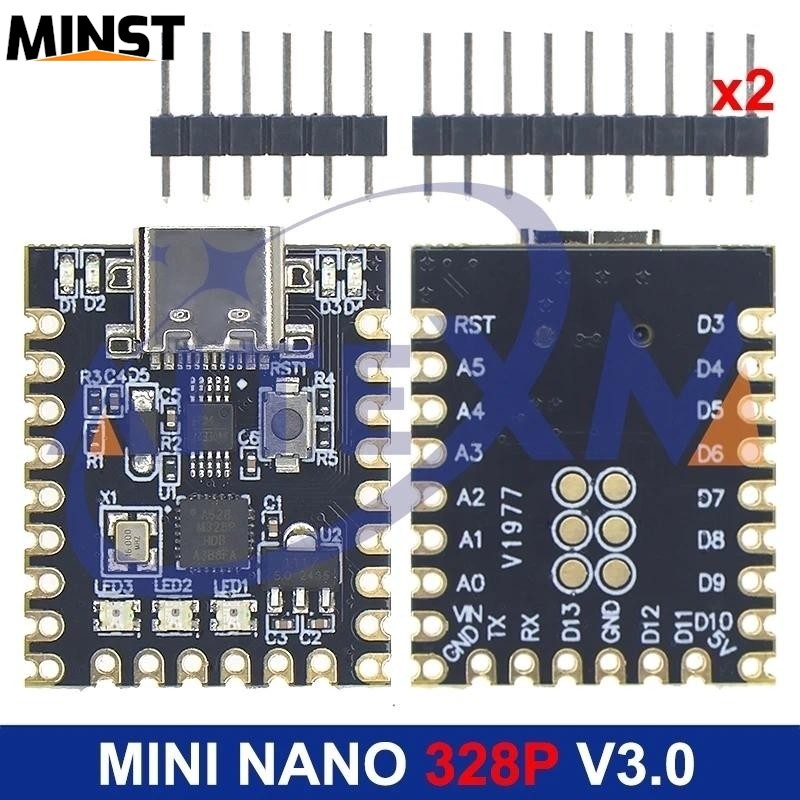 NANO V3.0 / Nano SuperMini Type-C Ban Phát Triển Mini Atmega328p Ch340 ...