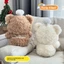8 inch Gấu Đầu Bếp Sang Trọng Động Vật Với Tóc Dài Sang Trọng Cho Trẻ Em Quà Tặng Trưng Bày Sưu Tập Và