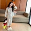 Bé Gái Cloud Cotton Bộ Đồ Ngủ Xuân Thu Mới Siêu Mềm Tay Dài Trẻ Em Bé Gái Mục Vụ Phong Cách N