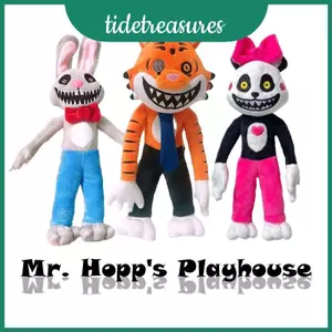 Búp bê thỏ nhồi bông Mr Hopps Playhouse vui nhộn có kích thước di động để làm quà tặng