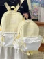 Casual Korean Fresh Girl Cute Lace New Backpack Middle And High School Students Commuting School