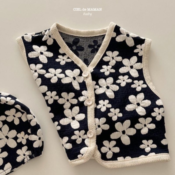 Quần Áo Trẻ Em Hàn Quốc Phong Cách Mùa Xuân Bé Trai Bé Gái Cotton Mềm Mại Hoa Ngọt Ngào Áo Vest