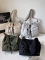 Tote Nylon hợp thời trang du lịch với thiết kế mềm mại và thiết kế bỏ túi tiện lợi Sử dụng ngoài trời để