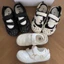 Giày thể thao Velcro chấm bi thiết kế cao cấp phong cách Hàn Quốc dép sandal học sinh đa năng th