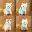 Mặt dây chuyền Alpaca nhồi bông đồ chơi bằng vải mềm cho túi sách và tặng