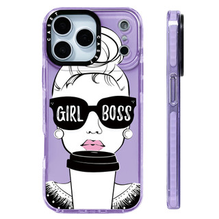 Ốp Sạc Từ Tính Không Dây Tương Thích Cho IPhone 17 Pro Max Cover Girl Lip Print Coffee 17 Pro Silicone Mềm Trong Suốt Cản 17 Vỏ Chống Sốc Không Khí
