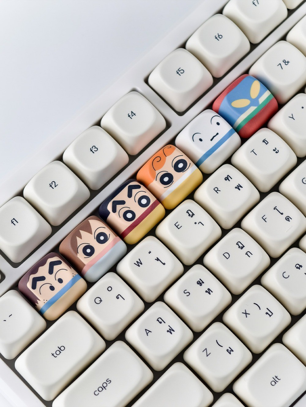 Crayon Shin-Chan Keycaps 6 chiếc PBT MOA Profile Hoạt hình dễ thương ...