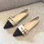 Small Fragrant Style Pointed Toe Flat Shoes For Women Spring New Style Color Matching Temperamen