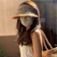 New Seaside Vacation Raffia Hat Summer Travel Beach Brim Sunshade UV Empty Top Hat Sun Protectio