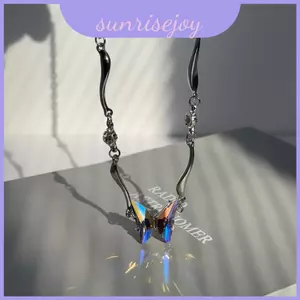 Vòng cổ bướm Gradient cho dây chuyền titan thời trang Unisex Thép mùa hè