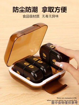 Hộp Đựng Thuốc Di Động Buổi Sáng Trưa Tối Dung Tích Lớn Bao Bì Thuốc Có Thể Tháo Rời Di Động Ba Bữa Ăn Một Ngày Trước Bữa Ăn Hộp Đựng Thuốc Kín