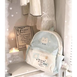 Ba lô nữ mẫu mới chấm bi hoa dễ thương thiết kế ba lô cao cấp cặp đi học đi làm sức chứa lớn dàn