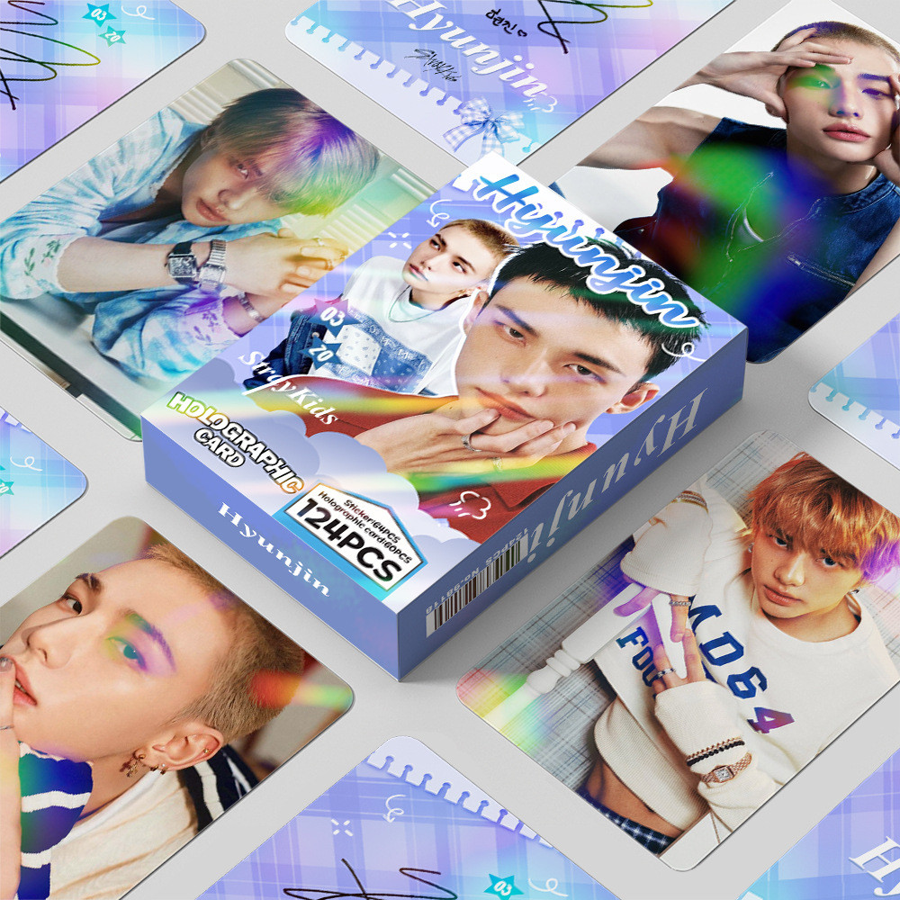 LINXX 124 Chiếc Stray Kids Group Karma Theo Chủ Đề Lomo Bộ Thẻ Với Hình Ảnh Ba Chiều 3 Inch Photocards Sưu Tập Quạt Hàng Hóa Ý Tưởng Quà Tặng Cho Ở Lại