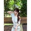 Oxygen Korean Girl Oblique Collar Off-shoulder Knitted Striped Short-sleeved T-shirt For Wome