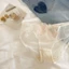 Phong Cách Mới Pháp Trắng Ánh Trăng Quần Lót Ren Nữ Tính Dây Không Ngực Lớn Thể Hiện Nhỏ Mỏng Ta