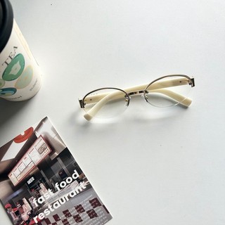 Đồng Hồ Thông Minh Mặt Kính Hình Bầu Dục, Thiết Kế Retro Kim Loại Nửa Chiều, Phù Hợp Người Cận Thị