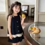 cô gái phong cách mùa hè ren vest quần ống rộng quần short dây treo